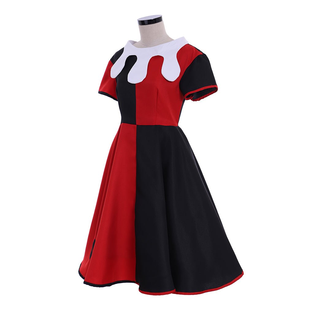 Costume de Clown Fille Quinzel Cosplay – Tenue Amusante pour Halloween, Carnaval et Cosplay