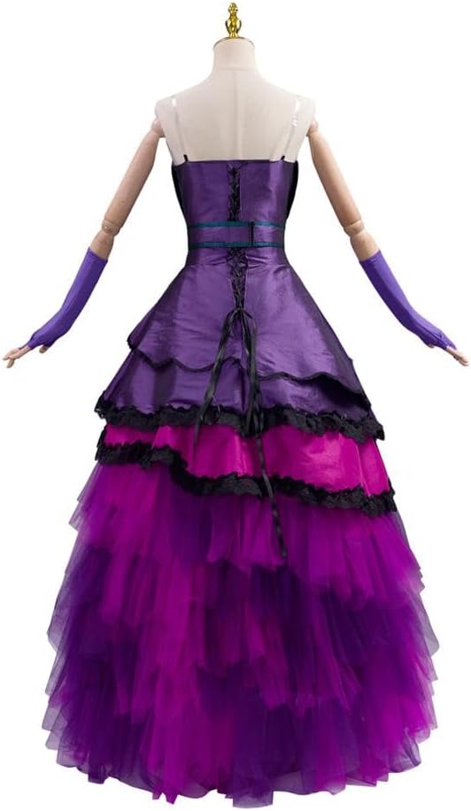 Costume Cosplay Princesse Mal Robe de Bal Violette Gothic pour Femmes