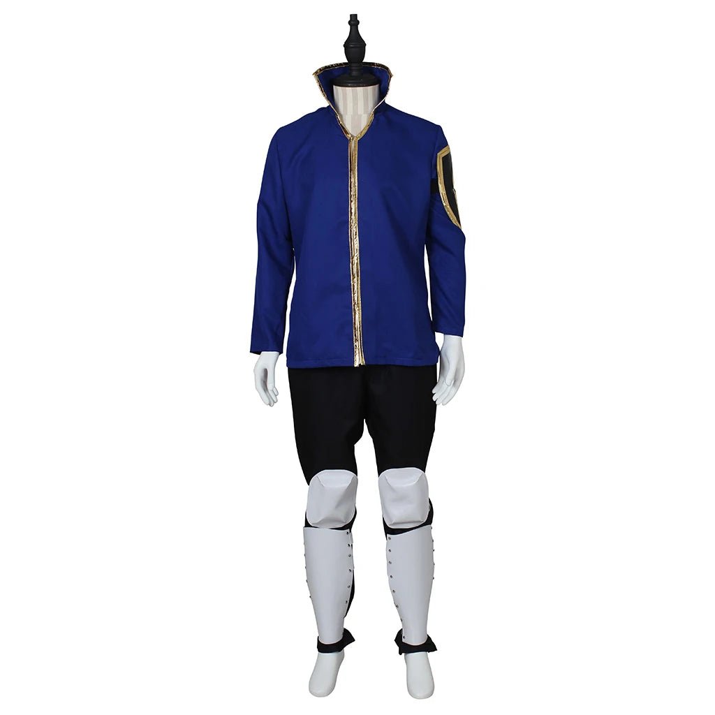 Costume Cosplay Fire Emblem Roy Mercenaire pour Hommes - Combinaison de Combat avec Cape - Déguisement Guerrier pour Fête, Carnaval, Halloween