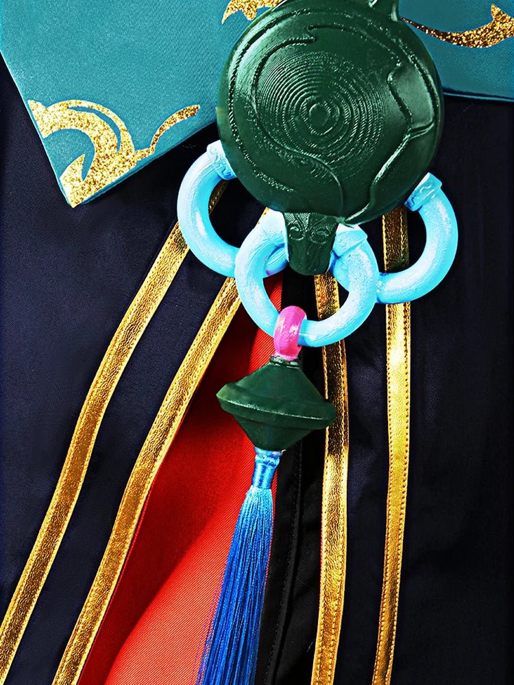 Costume Cosplay LOL Le Visionnaire Hwei Art Splash Lukai Hwei Champion Homme Ensemble Complet Halloween