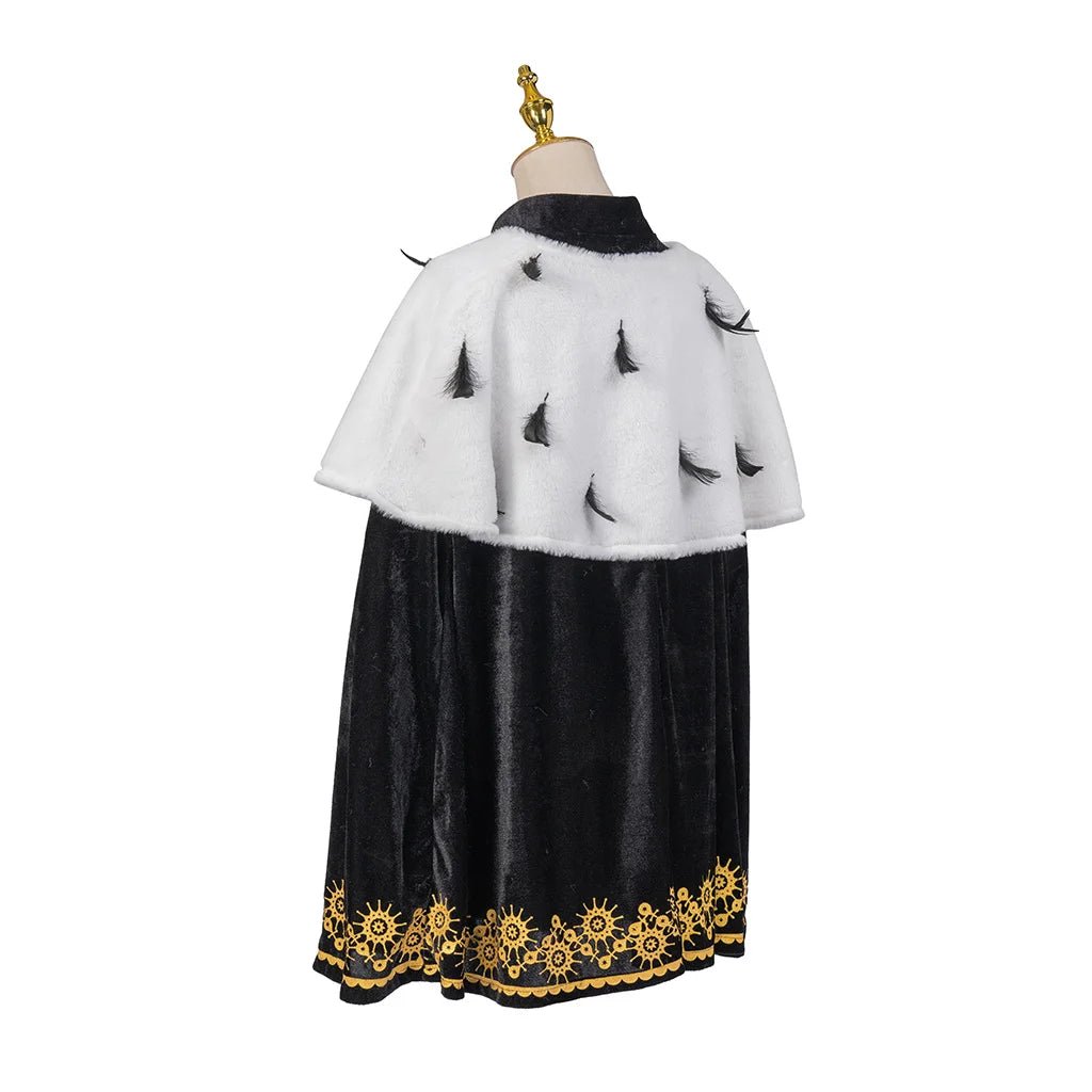Cape Cosplay Roi Prince Luxueuse - Longueur Moyenne pour Halloween & Fêtes