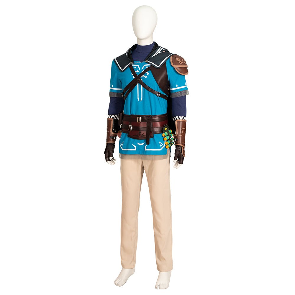 Costume de Link - Larmes du Royaume, tenue de jeu The Legend of Zelda pour hommes