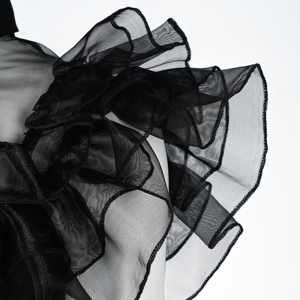 Robe de Bal Wednesday Addams La Famille Addams Film Costume Cosplay