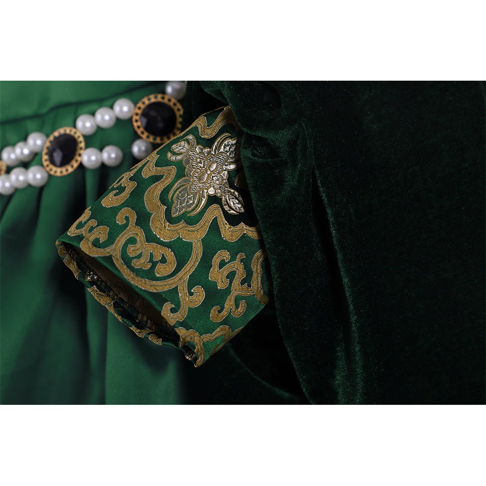 Robe Cosplay Gothique Reine Elizabeth Tudor - Costume Renaissance Époque Victorienne
