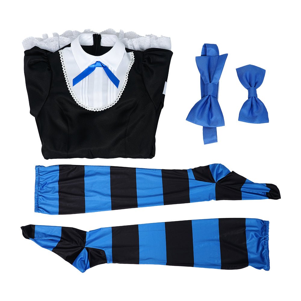 Costume Cosplay Lolita Gothique Panty & Stocking avec Garterbelt - Stocking Anarchy