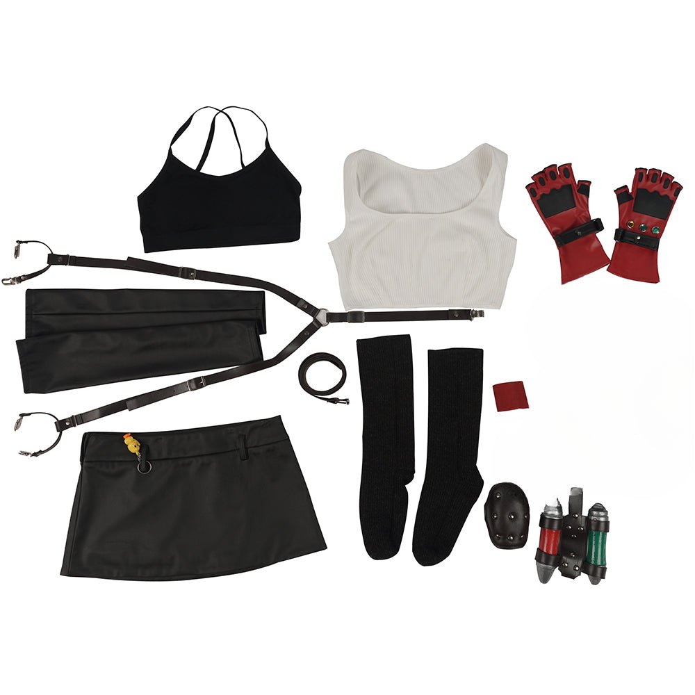 Costume Cosplay Tifa Lockhart Final Fantasy VII Remake - Haute Qualité