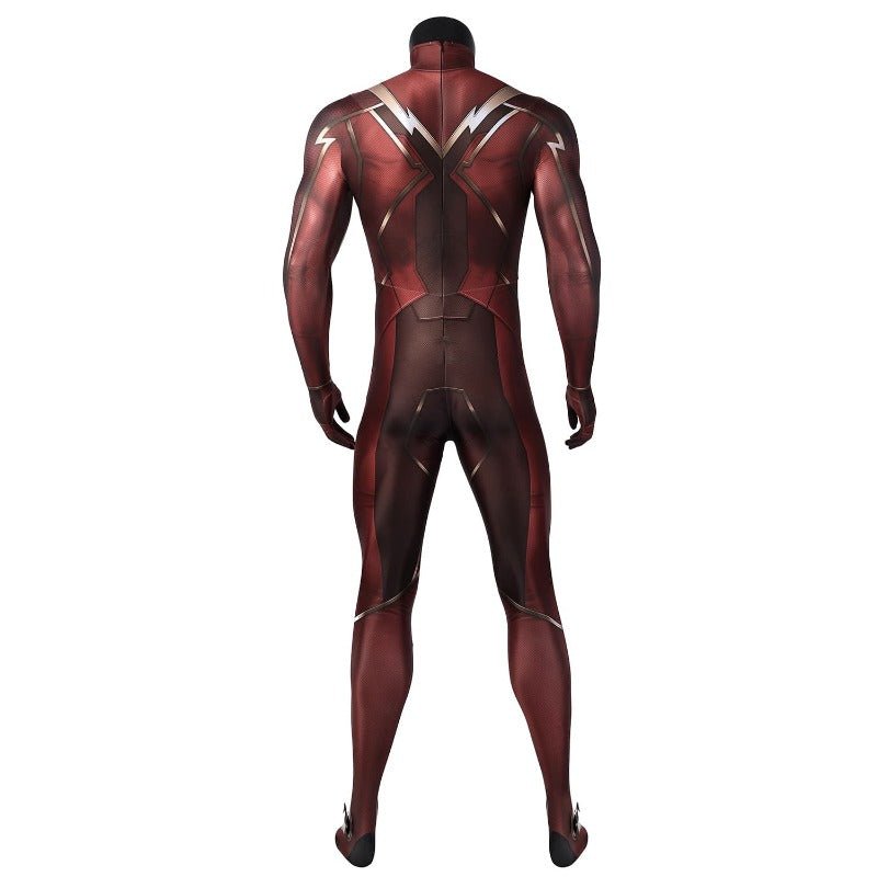 Costume Cosplay The Flash Barry Allen Combinaison et Masque Impression 3D