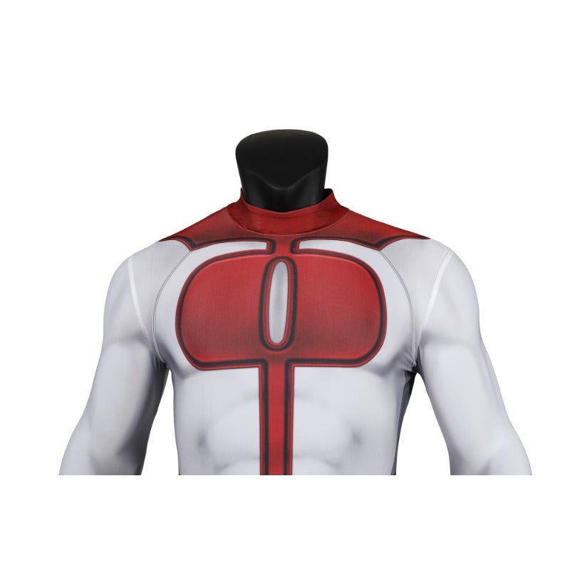 Costume Omni Man, Combinaison Cosplay Nolan Grayson avec Cape pour Hommes Costume Halloween