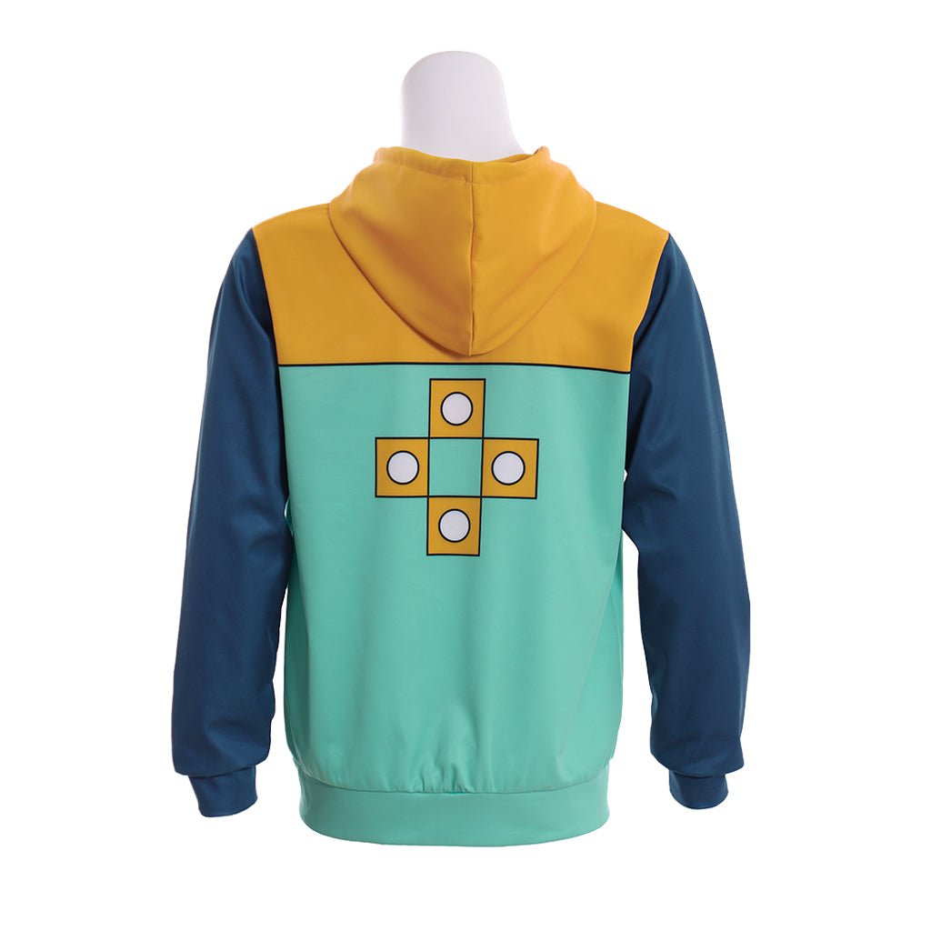 Pullover Zipper Kpop Roi des Fées Harlequin des Seven Deadly Sins