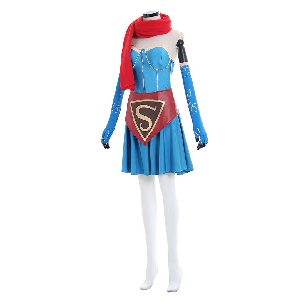 Costume Cosplay Supergirl Bombshell | Tenue de Super-héros DC Comics pour Halloween