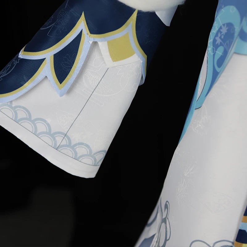 Costume Cosplay Bailu de Honkai Star Rail Design Écailles de Poisson Robe Femme pour Halloween Carnaval Fête avec Queue