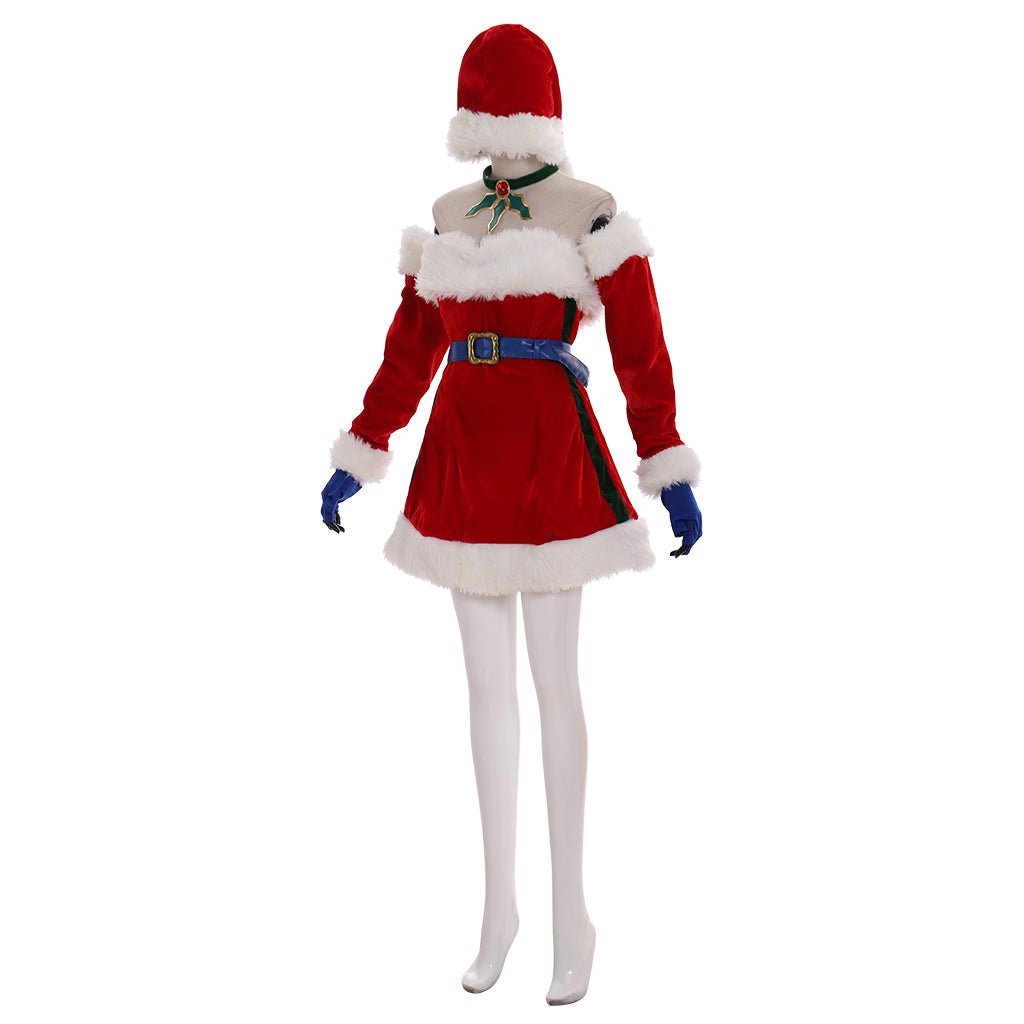 Costume Cosplay Miss Fortune Robe de Noël Sexy | Tenue de la Chasseuse de Primes de League of Legends