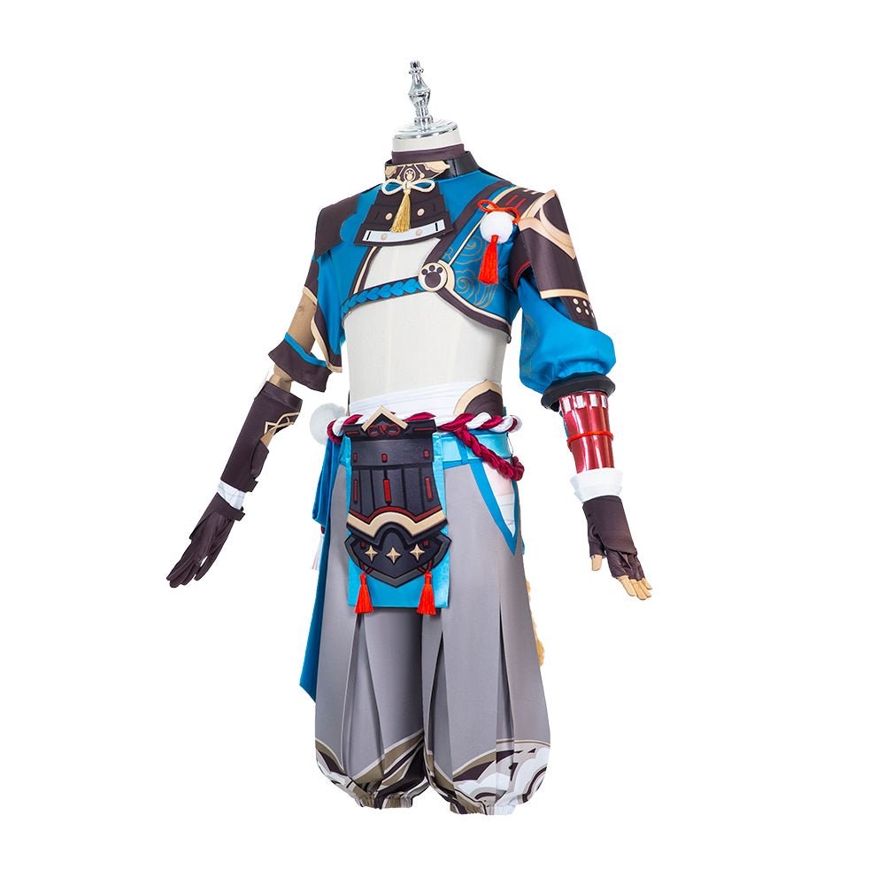 Costume Cosplay Gorou de Genshin Impact - Costume à Oreilles de Renard pour Hommes