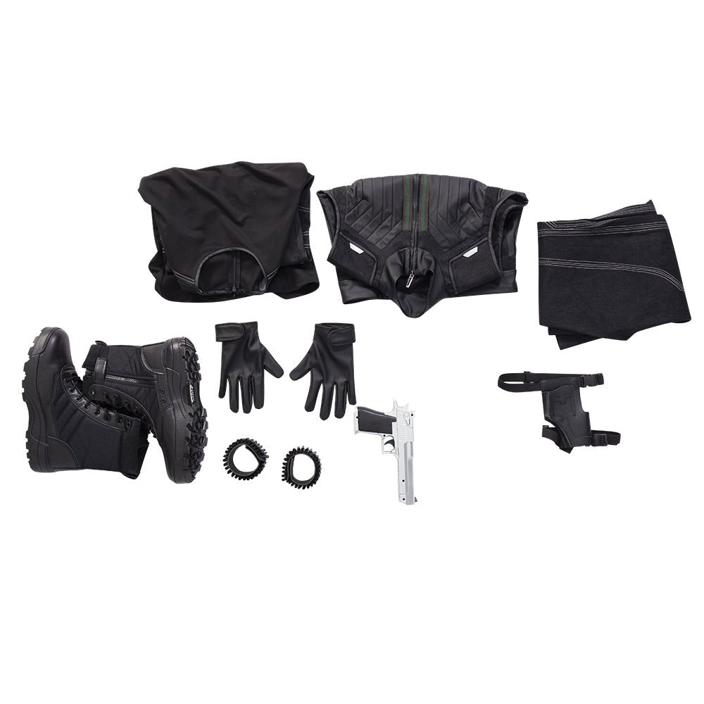 Costume Cosplay Veuve Noire Marvel - Combinaison Halloween pour Femmes