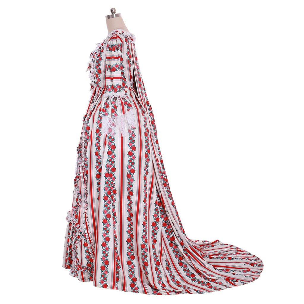 Robe Ballon Rococo Marie Antoinette | Costume Cosplay pour Soirées, Halloween et Spectacles