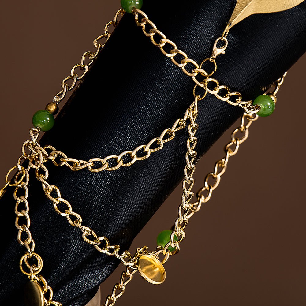 Costume Cosplay Honkai Star Rail Yunli Complet avec Perruque et Accessoires | Uniforme de Personnage de Jeu