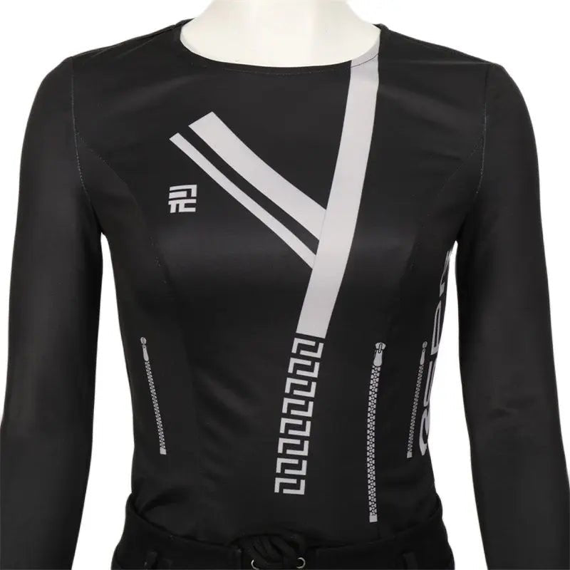 Costume Cosplay Apex Wraith Renee Blasey Peau Maléfique avec Écharpe Combinaison de Combat avec Accessoires pour Halloween Carnaval