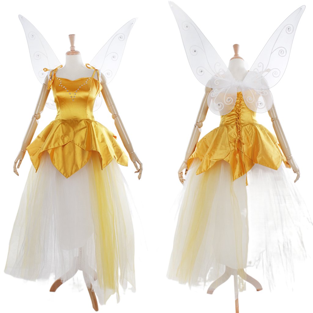 Costume de Cosplay Tinker Bell Série Disney | Tenue de Fée pour Halloween, Fêtes et Événements Cosplay