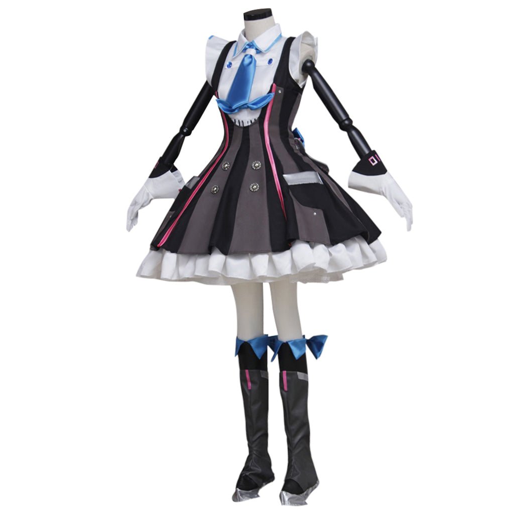 Costume Cosplay Hatsune Miku Magic Future 2016 avec Chaussures et Écouteurs - Ensemble Personnalisé