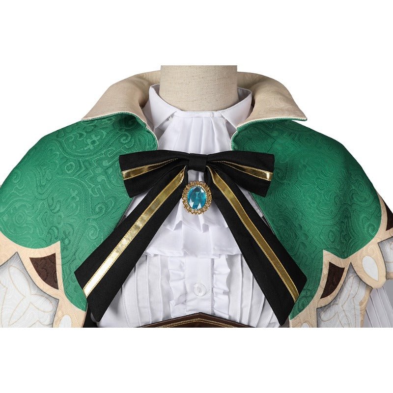 Costume Cosplay Venti Genshin Impact avec Perruque Style Chinois pour Halloween
