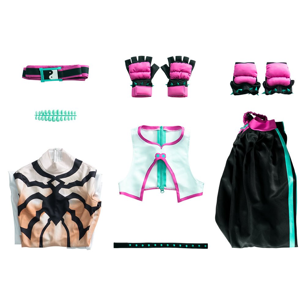 Costume Deluxe Juri Han Street Fighter VI - Ensemble Complet pour Fans