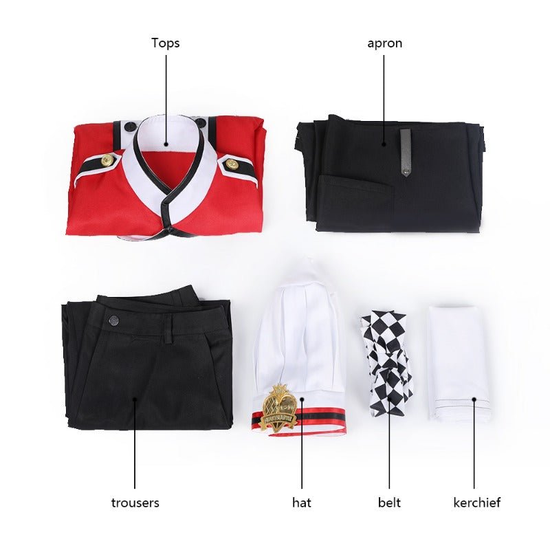 Costume Cosplay Chef Riddle Rosehearts Twisted Wonderland pour Halloween