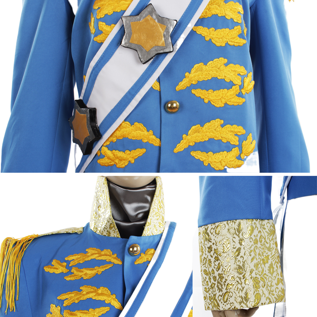 Série de Costumes Cosplay Disney Cinderella: Princesse, Prince, Belle-mère et Domestique