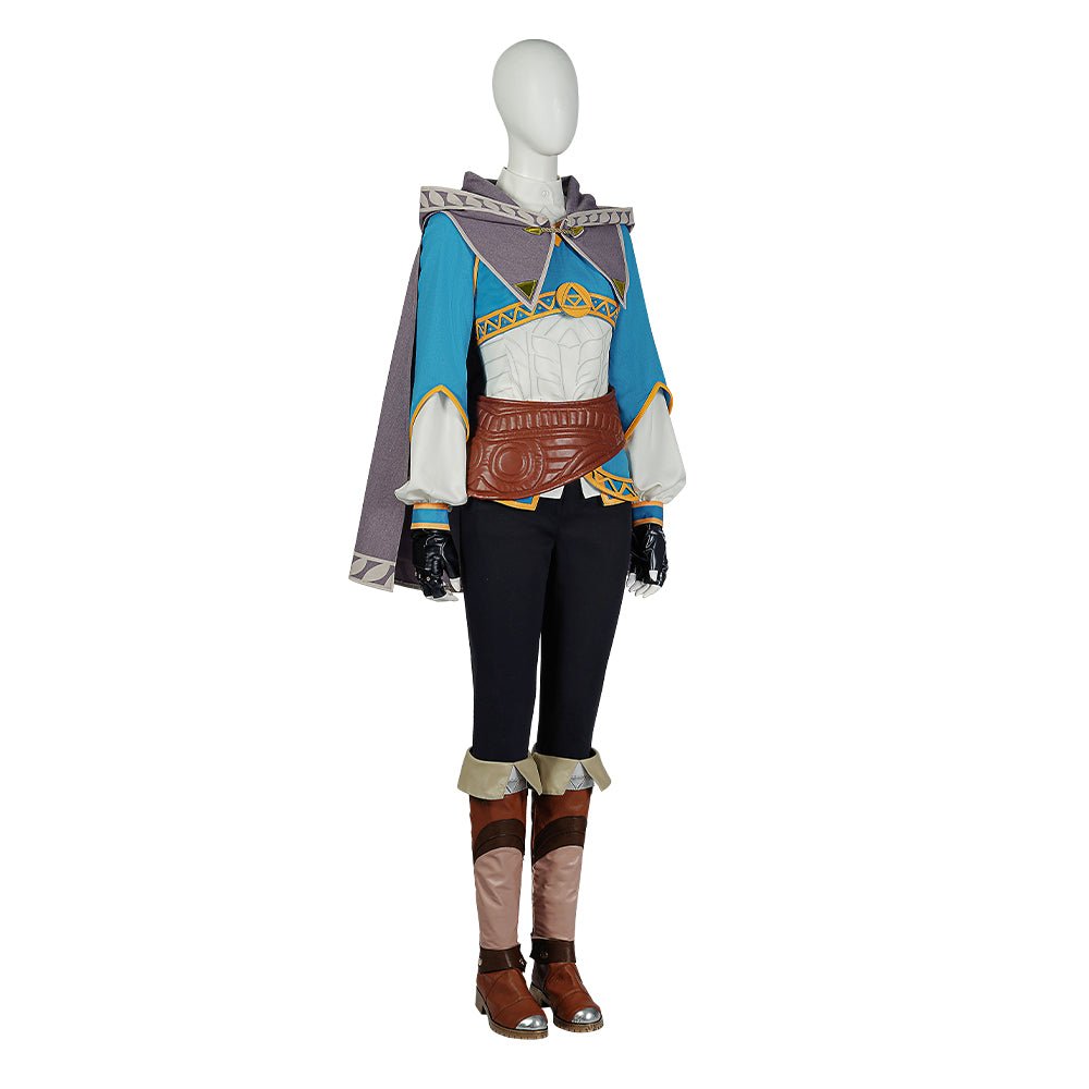 Costume Cosplay Princesse Zelda des Larmes du Royaume – Tenue Élégante Inspirée pour Halloween, Fêtes et Collectionneurs