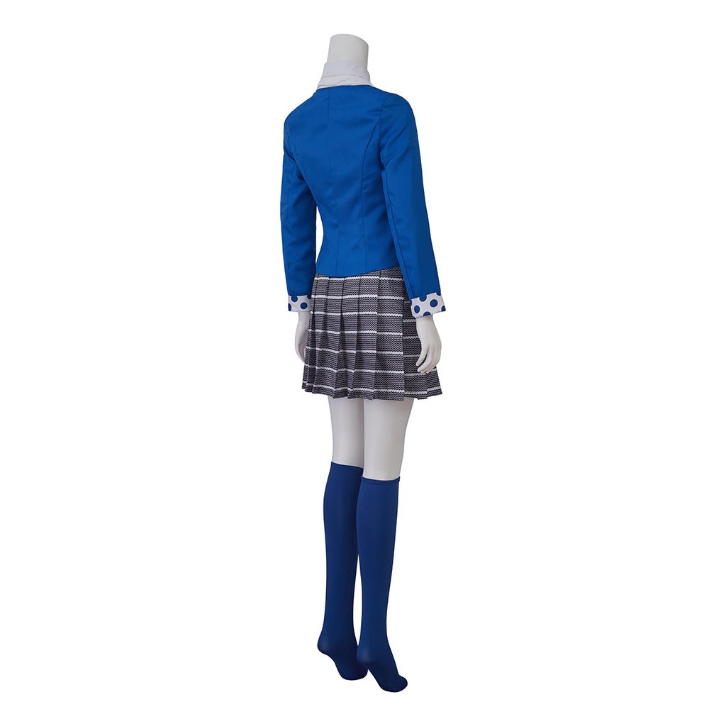 Costume Cosplay Heathers Bleu Uniforme JK Femme Fille pour Conventions et Halloween