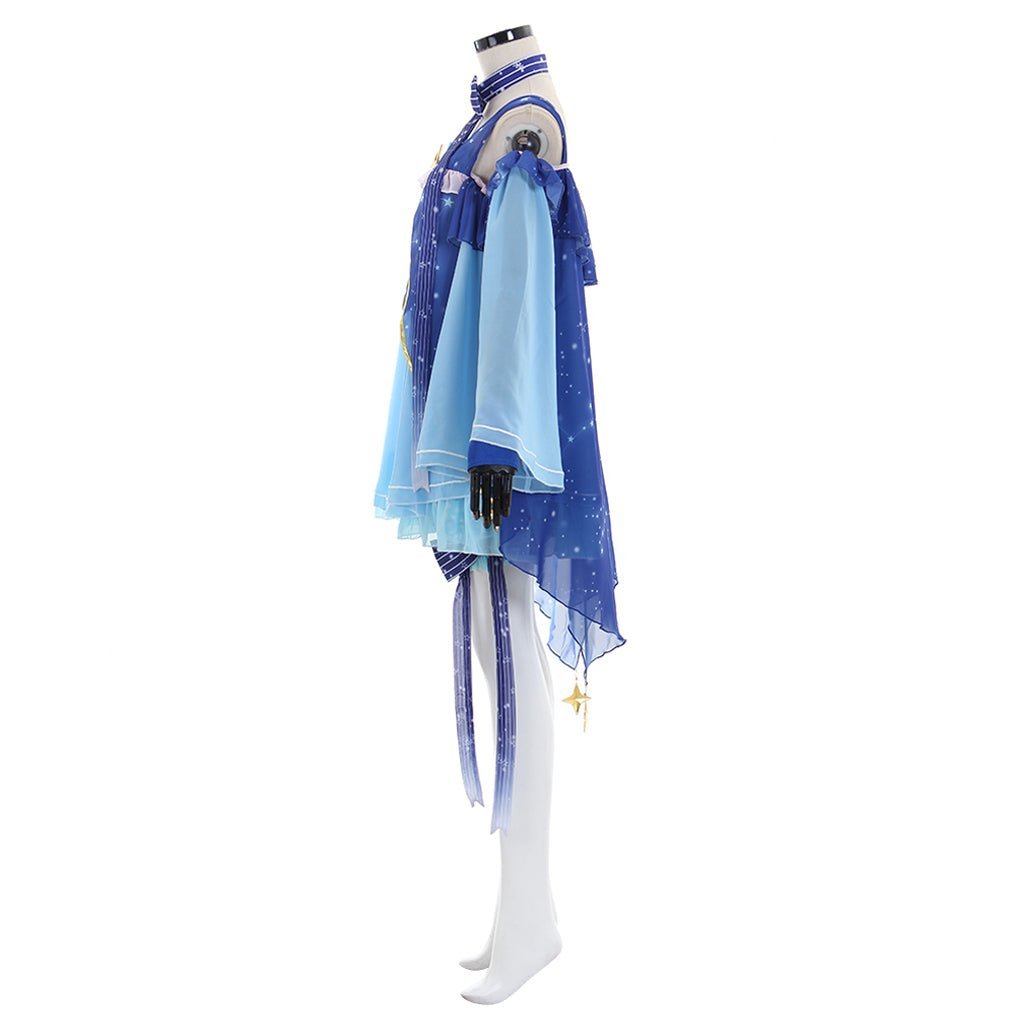 Costume Cosplay Snow Miku Hatsune Miku Tenue d'Hiver pour Fans d'Anime