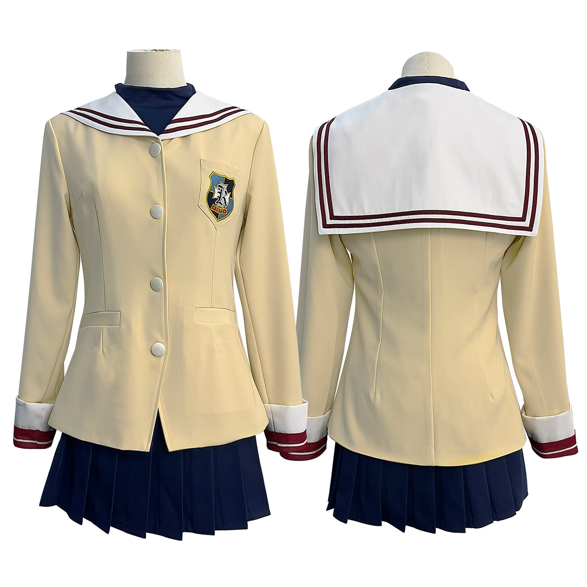 Costumes Cosplay CLANNAD Nagisa Furukawa et Kyou Fujibayashi