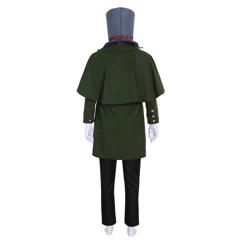 Costume de Chanteur de Noël Victorien pour Hommes - Élégance Dickensienne