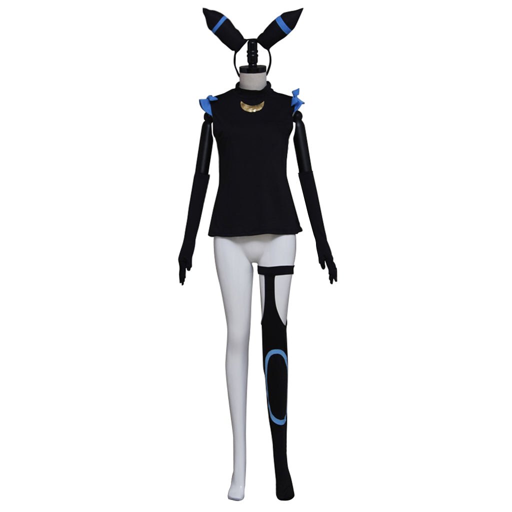 Robe Cosplay Humaine Umbreon Pokémon - Costume pour Halloween et Événements Anime