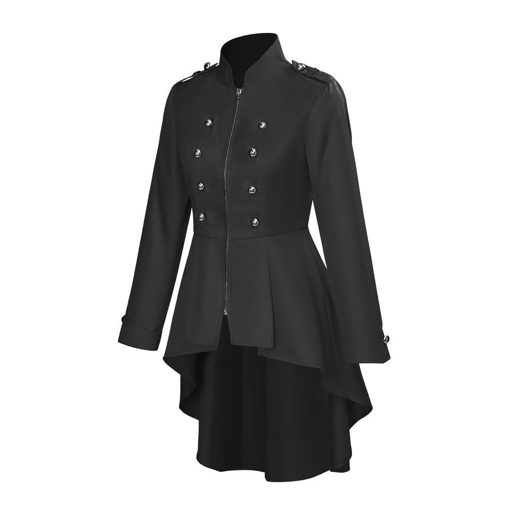 Costume Cosplay Manteau Noir Edward – Style Officiel, Haute Qualité pour Femmes