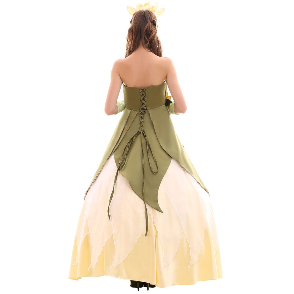 Costume Cosplay Princesse Tiana Series | Robes Élégantes pour Cosplay, Fêtes et Halloween