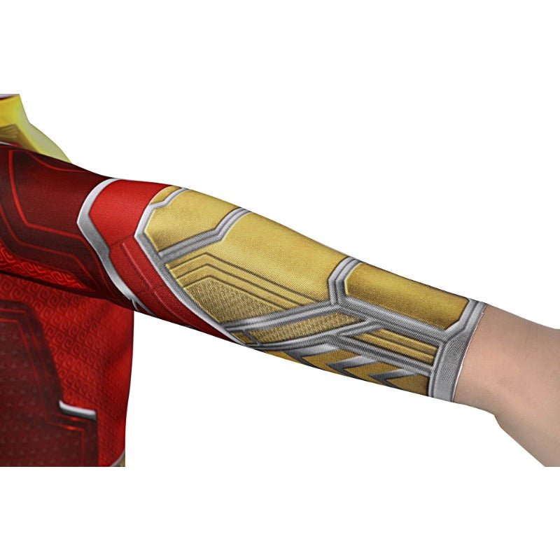 Nouveau Costume Cosplay Billy Rouge Power Rangers pour Enfants - Combinaison Zentai et Cape pour Halloween