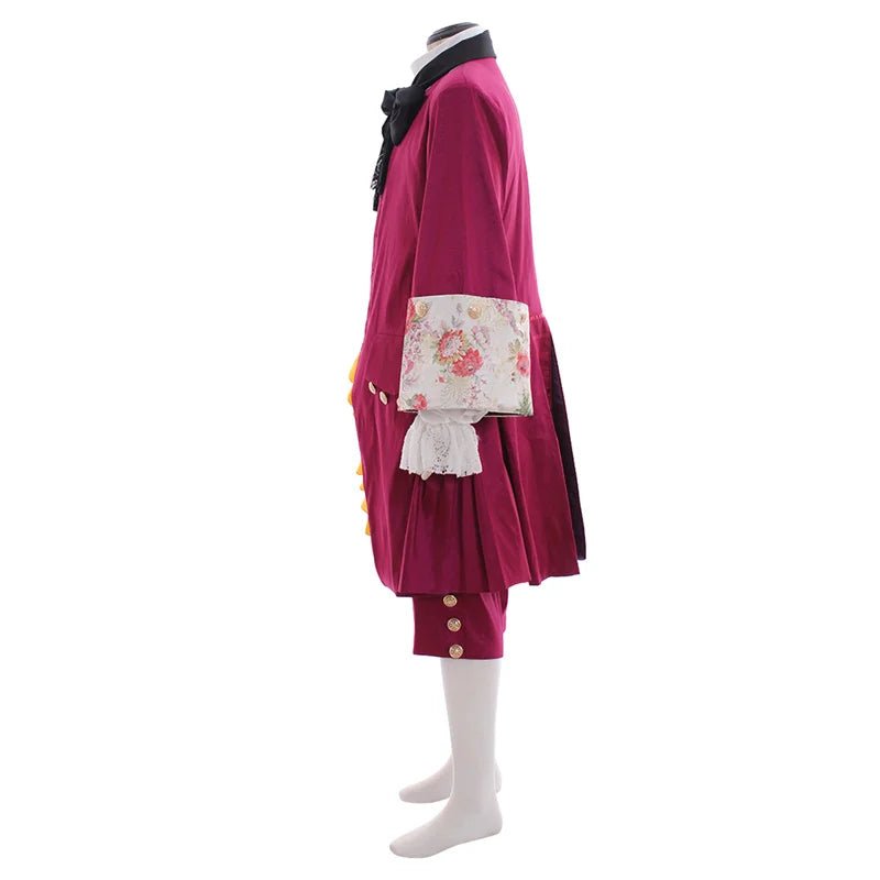 Costume Homme Baroque Rococo Violet - Costume Médiéval pour Mariages, Fêtes et Cosplay | Série L'AniMirage