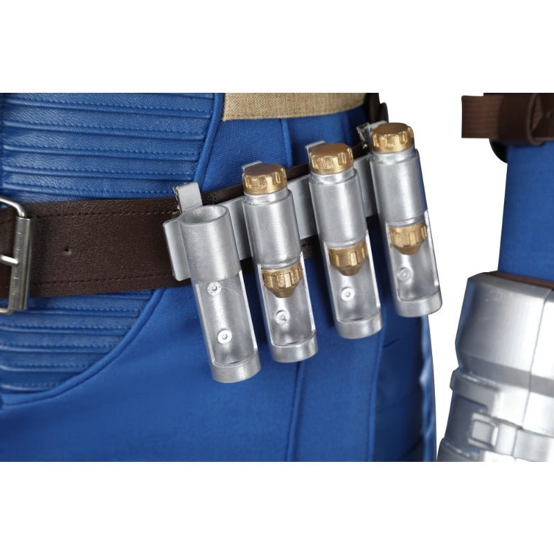 Costume Cosplay Lucy Vault 33 - Combinaison Bleue pour Femmes avec Accessoires