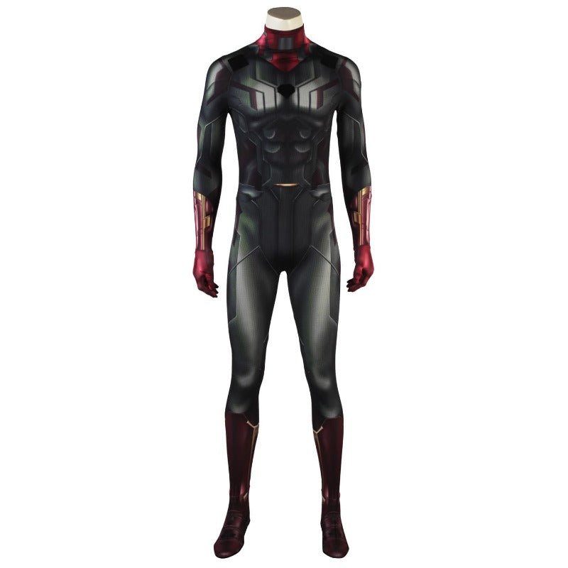 Costume Cosplay Avengers Vision Combinaison Imprimée 3D avec Cape