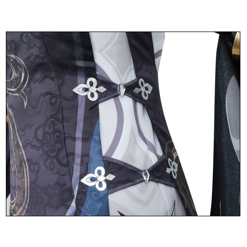 Costume Cosplay Genshin Impact Shenhe Fleur Froide, Rosée Cachée – Élégante Tenue LNY