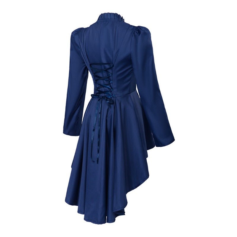 Robe Gothique Médiévale Vintage – Costume Cosplay Femme à Manches Longues et Coupe Bodycon