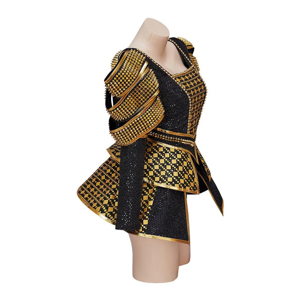 Costume Catherine d'Aragon | Robe Cosplay Six The Musical | Tenue de Théâtre Broadway pour Femmes