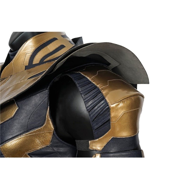 Costume Cosplay Boss Méchant avec Gants d'Infini & Chaussures pour Halloween Carnaval