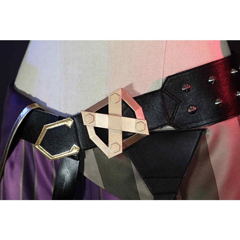 Costume Cosplay Arcane Jinx - Tenue Canon Lâche Crit Loli avec Chaussures, Perruque pour Femmes