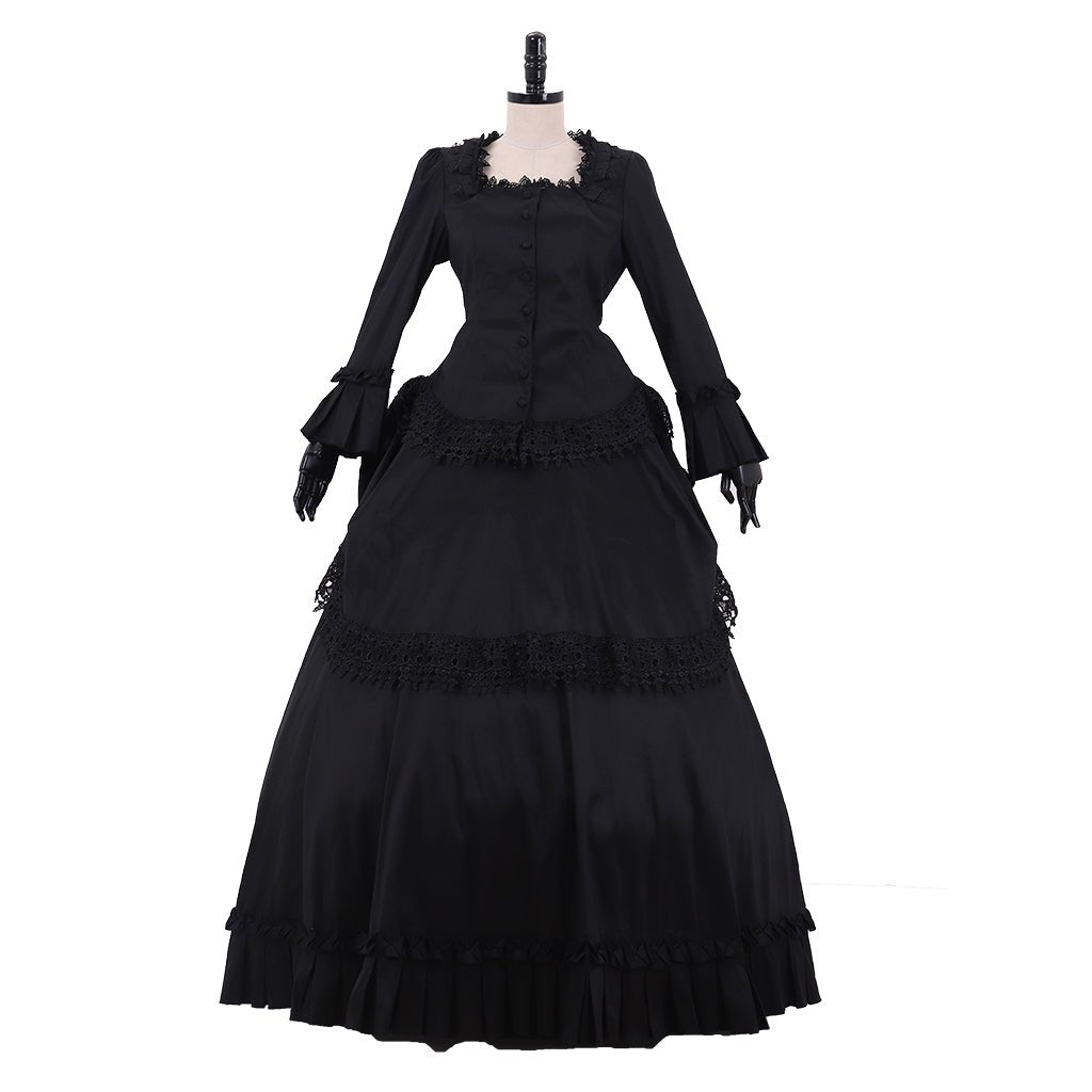 Robe Bustière Gothique Victorienne | Costume de Bal Steampunk Vintage pour Cosplay