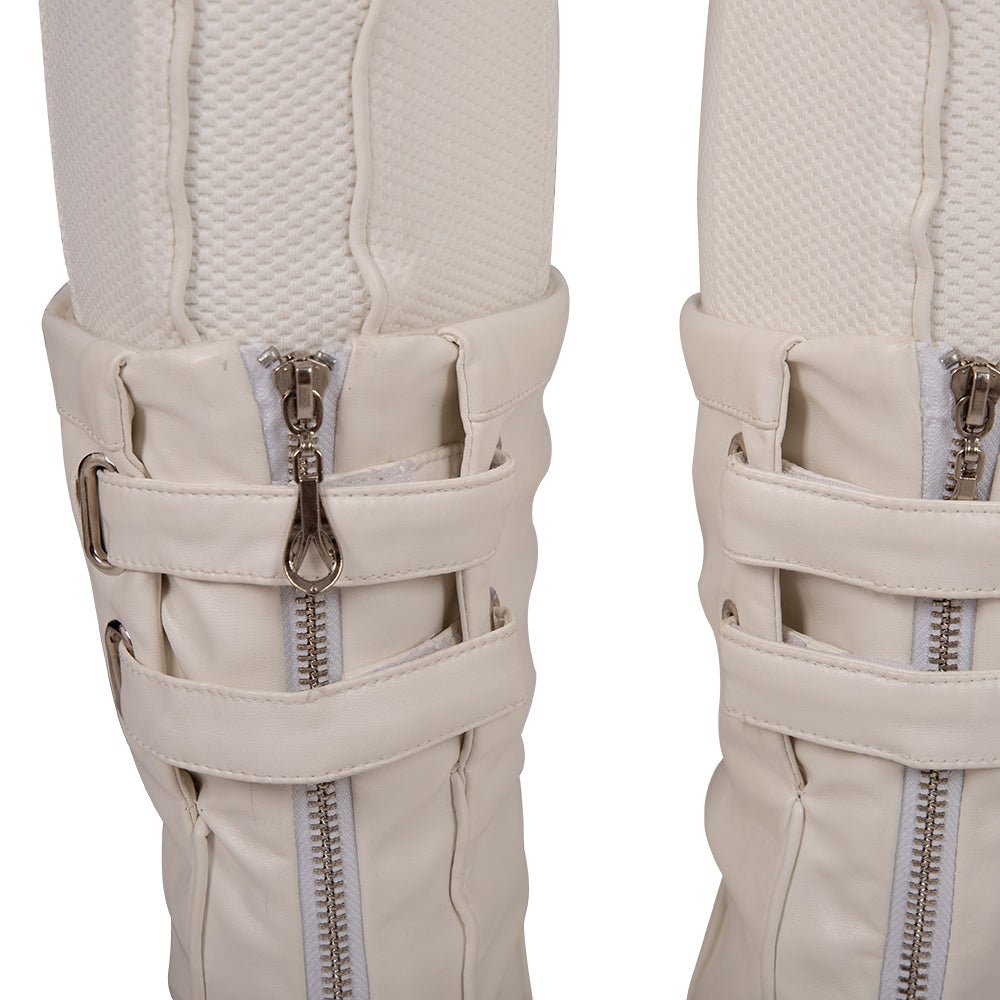 Costume Cosplay Black Widow Combinaison Blanche - Tenue du Cinéma Univers Marvel