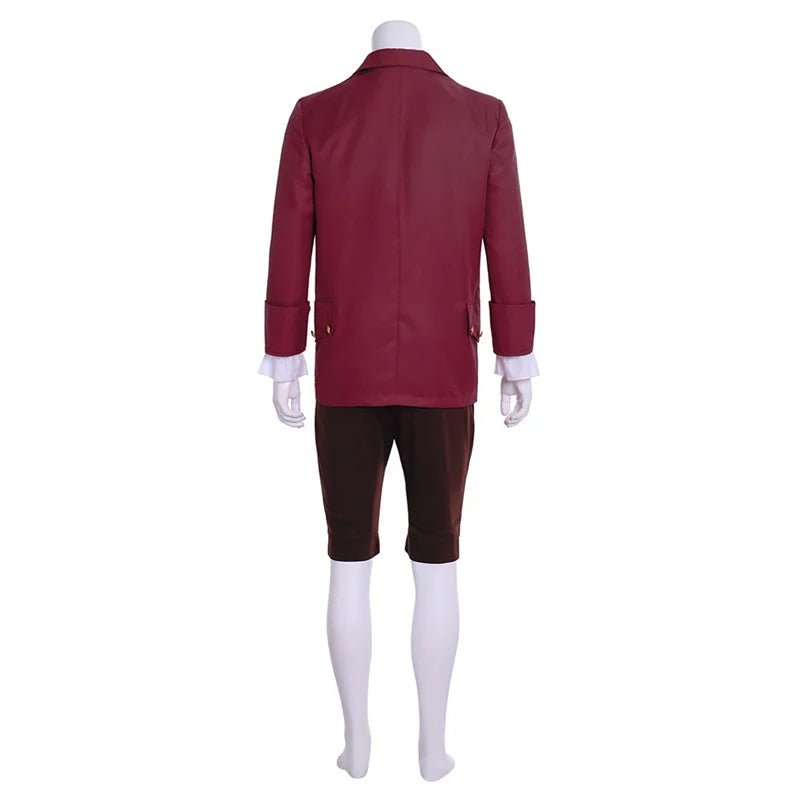 Costume Prince Rococo 18e Siècle | Uniforme Noble Cour Coloniale Médiéval pour Halloween Cosplay