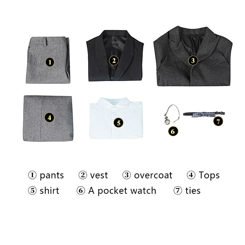 Costume Cosplay Newt Scamander Fantastic Beasts Complet pour Halloween et Événements