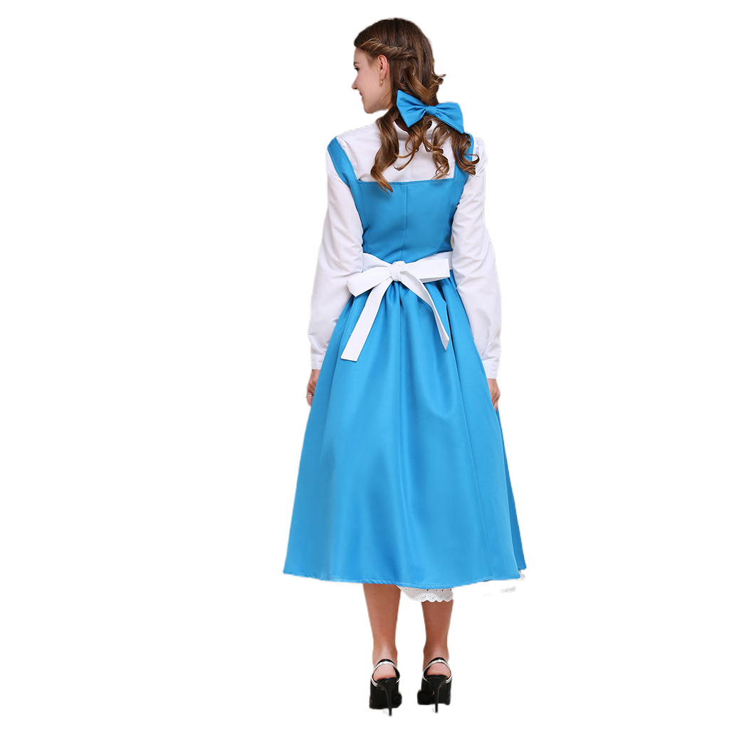 Costume Cosplay Belle - La Belle et la Bête | Robe Princesse Disney pour Halloween et Événements