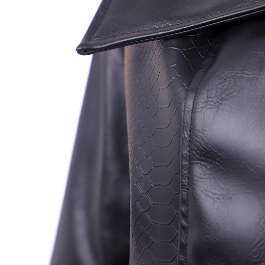 Costume Cosplay Emma Swan de Il Était Une Fois | Veste Noire & Pantalon | Tenue Cool pour Halloween